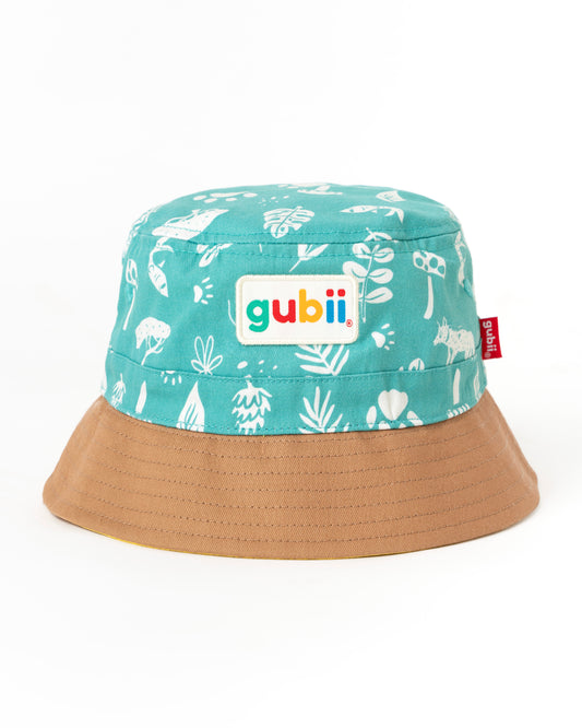 Gorro Pescador Estampado - Verde claro Café