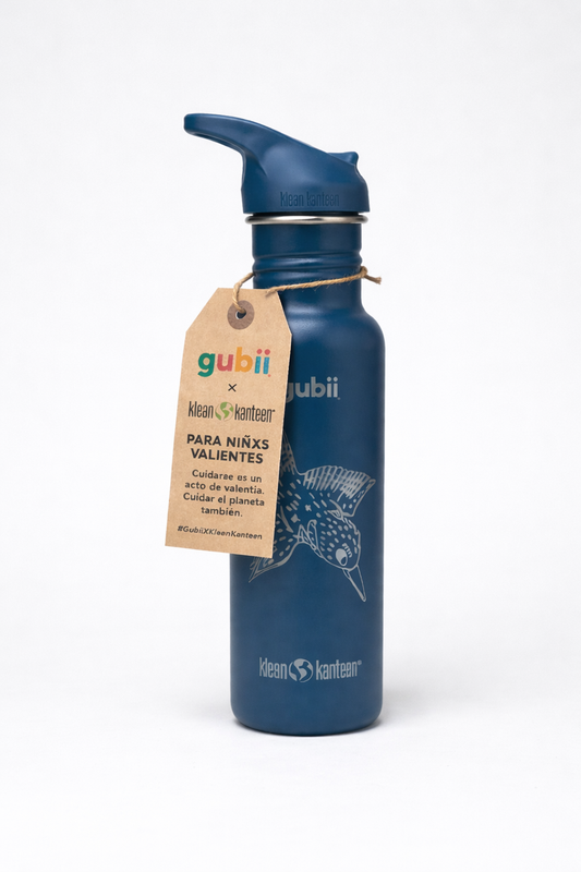 Botella Azulina - Klean Kanteen x Gubii