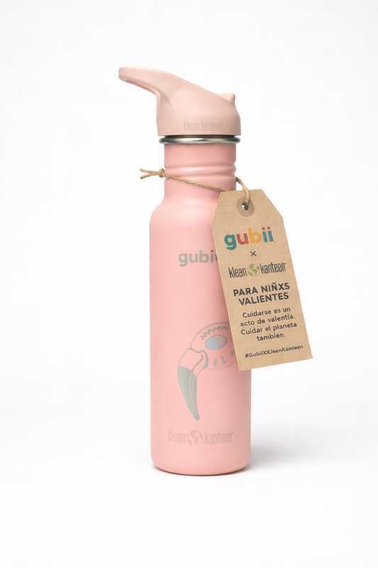 Botella Rosada - Klean Kanteen x Gubii